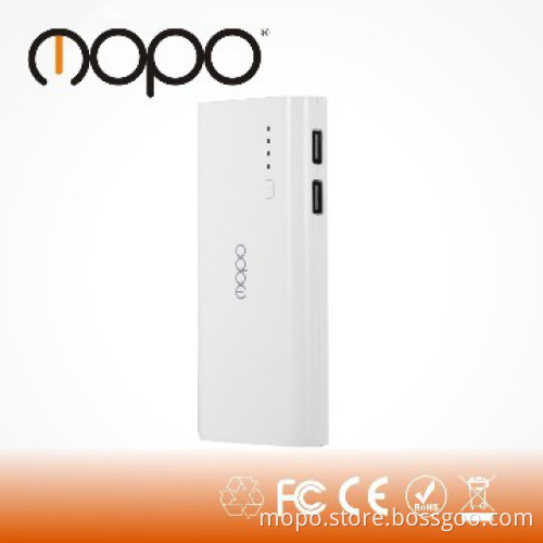 2014 Power Bank Charger 10000mAh with Dual USB and LED Display